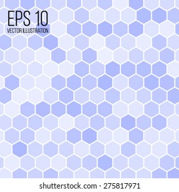 Vector illustration of honeycomb background for your design