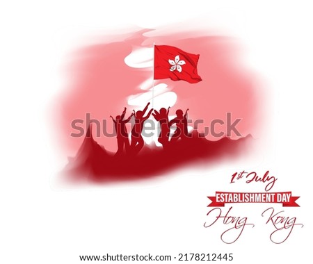 Vector illustration for Hongkong Establishment Day