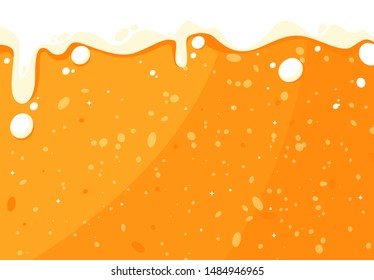 Vector illustration of hop drink beer, beer texture