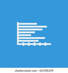 Vector illustration of horizontal icon. Premium quality web icon