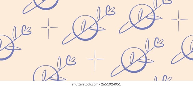 Ilustração vetorial. Plano de fundo horizontal e uniforme. Conceito de espaço, estrelas e céu. Impressão moderna. Perfeito para design têxtil, protetores de tela, capas, cartões, convites e cartazes.