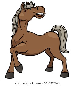 Vector illustration of a horse