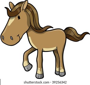 Vector Illustration of Horse