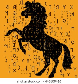 Horse Riding Latin Stock Vectors Images Vector Art Shutterstock