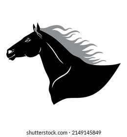 Vector illustration of horse icon