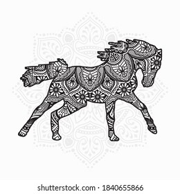 Download Mandala Horse High Res Stock Images Shutterstock