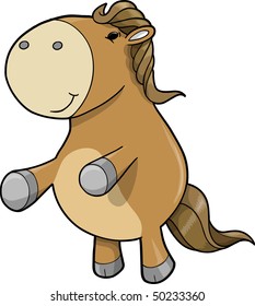 Ilustración vectorial de la Ponía del Caballo