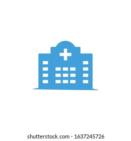 Vector illustration, hospital icon template.  
