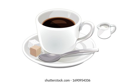 Vector illustration |  Hot coffee