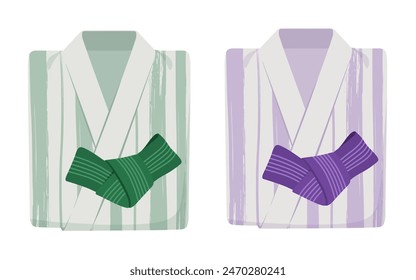 Vektorillustration von Hot Spring Yukata