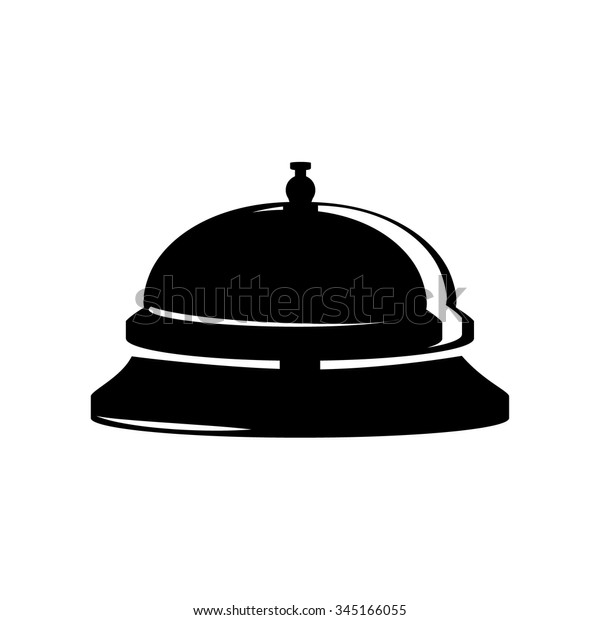 Vector Illustration Hotel Bell Reception Bell Stock Vector (Royalty ...