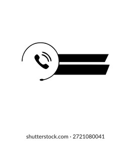 Vector illustration of hotline template, call center and service concept