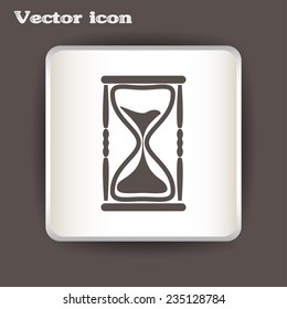 Vector illustration of hourglass