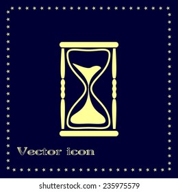 Vector illustration of hourglass