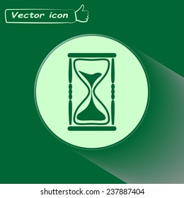 Vector illustration of hourglass