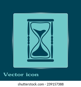 Vector illustration of hourglass