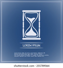 Vector illustration of hourglass