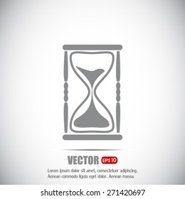 Vector illustration of hourglass