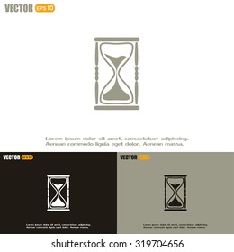 Vector illustration of hourglass