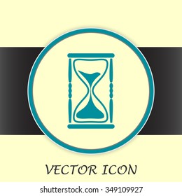 Vector illustration of hourglass