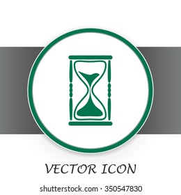 Vector illustration of hourglass