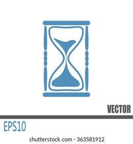 Vector illustration of hourglass
