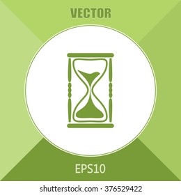 Vector illustration of hourglass