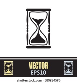 Vector illustration of hourglass