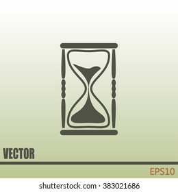 Vector illustration of hourglass