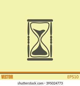 Vector illustration of hourglass