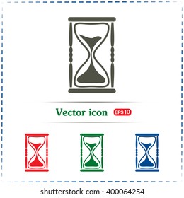 Vector illustration of hourglass