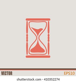 Vector illustration of hourglass