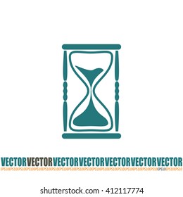 Vector illustration of hourglass
