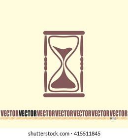 Vector illustration of hourglass