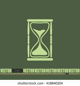 Vector illustration of hourglass