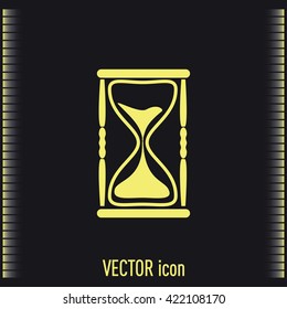 Vector illustration of hourglass
