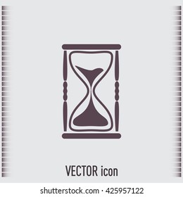 Vector illustration of hourglass