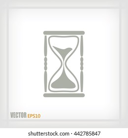 Vector illustration of hourglass