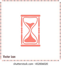 Vector illustration of hourglass