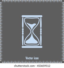 Vector illustration of hourglass
