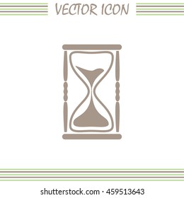 Vector illustration of hourglass