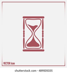 Vector illustration of hourglass