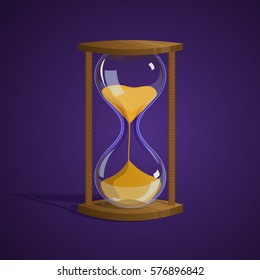 vector illustration hourglass