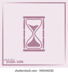 Vector illustration of hourglass