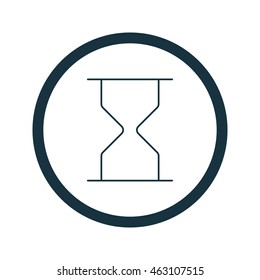 Vector illustration of hourglass icon