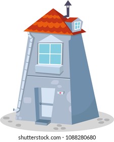 Vector Illustration of a House