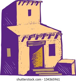 Vector illustration of a house