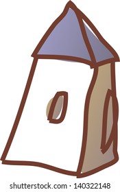 Vector illustration of a house