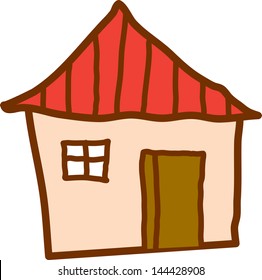 Vector illustration of a house