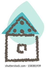 Vector illustration of a house